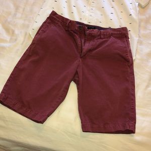 Banana Republic maroon chino shorts